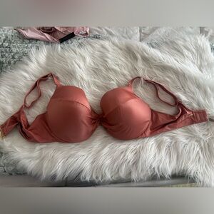 Victoria Secret Twist Removable Push-Up Bikini Top Canyon Rose Color Size 40DD